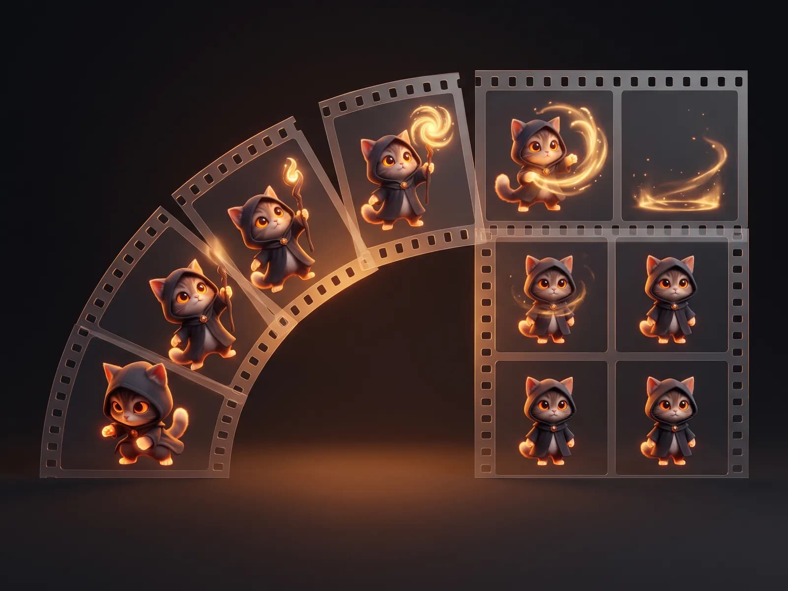 Auto-Sprite — Any character, animated into a sprite sheet.